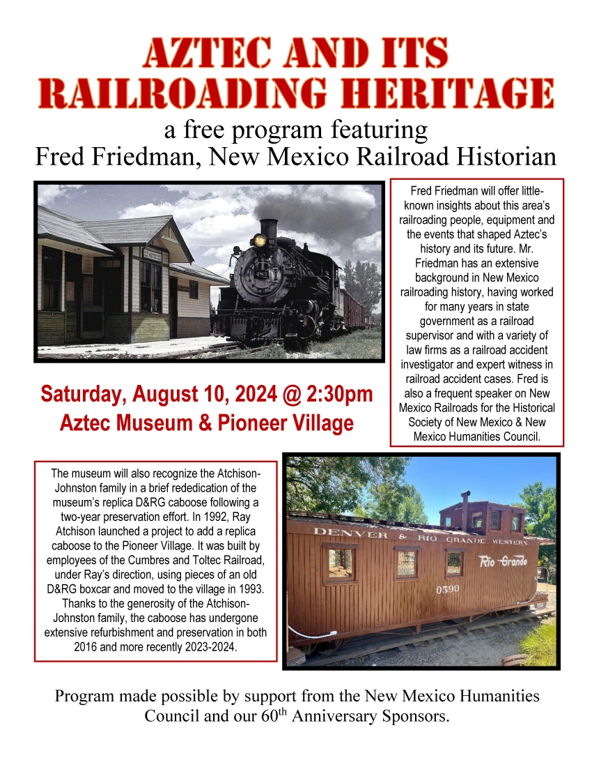 2024-08-10 Aztec Museum Railroad Heritage
